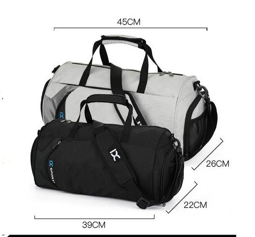 Men’s Gym Bag with Shoe Compartment – Small (≤20L) & Large (20–35L) Capacities