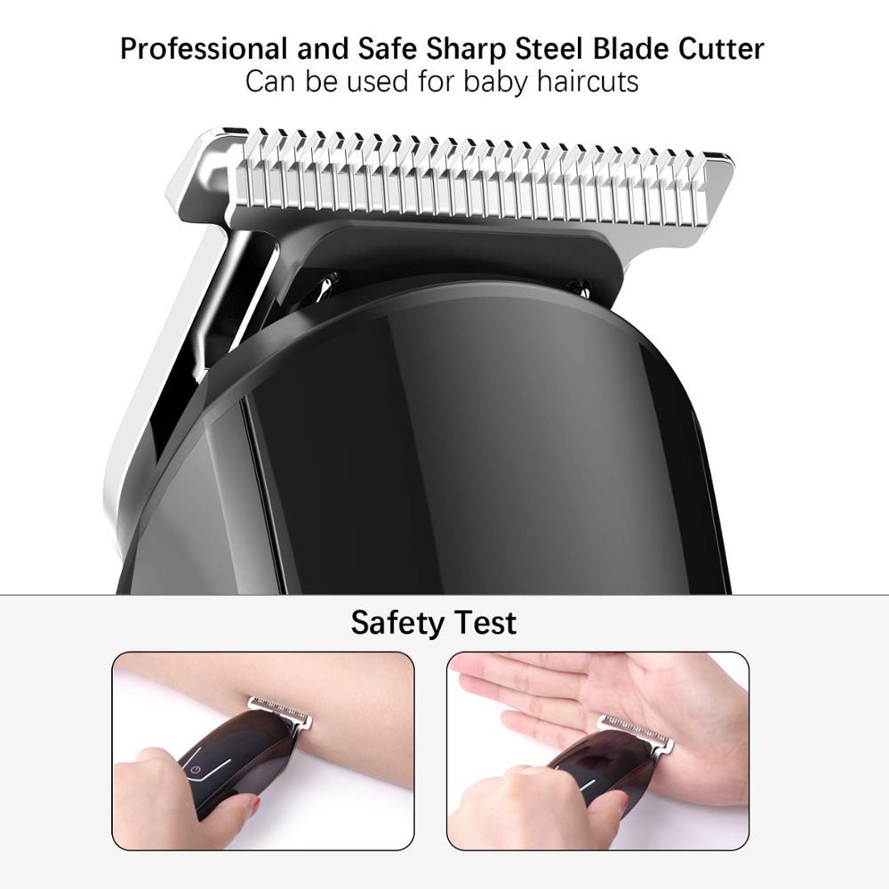 Hair Trimmer Electric Clipper & Beard Shaving Machine – Dual Power USB Rechargeable with Push Button Control