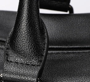 Leather Gym Bag – Premium PU Leather Handbag, Shoulder & Crossbody Duffel