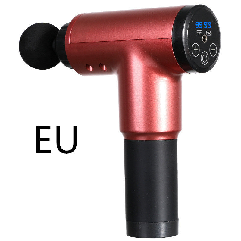 Vibrating 6‑Grade Fascia Gun – 99‑Speed LCD Dual‑Screen Muscle Massager