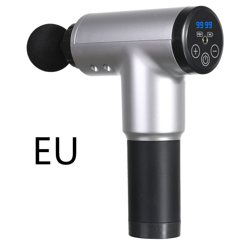 Vibrating 6‑Grade Fascia Gun – 99‑Speed LCD Dual‑Screen Muscle Massager