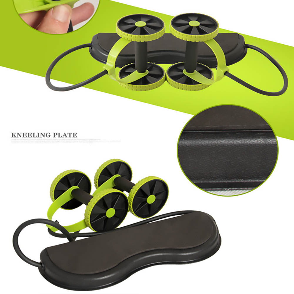 Gym Wheel Family Abs Roller – Quiet Core Trainer for Office & Home
