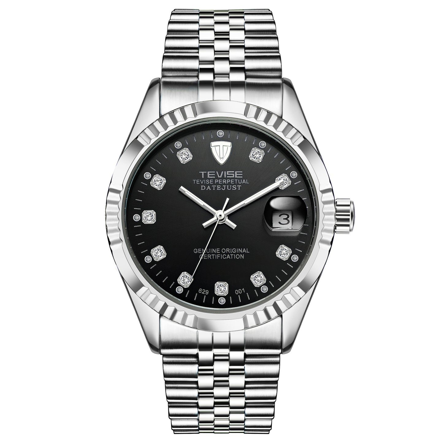 TEVISE Explosion Calendar Men’s Mechanical Watch – Waterproof Automatic Business Wristwatch