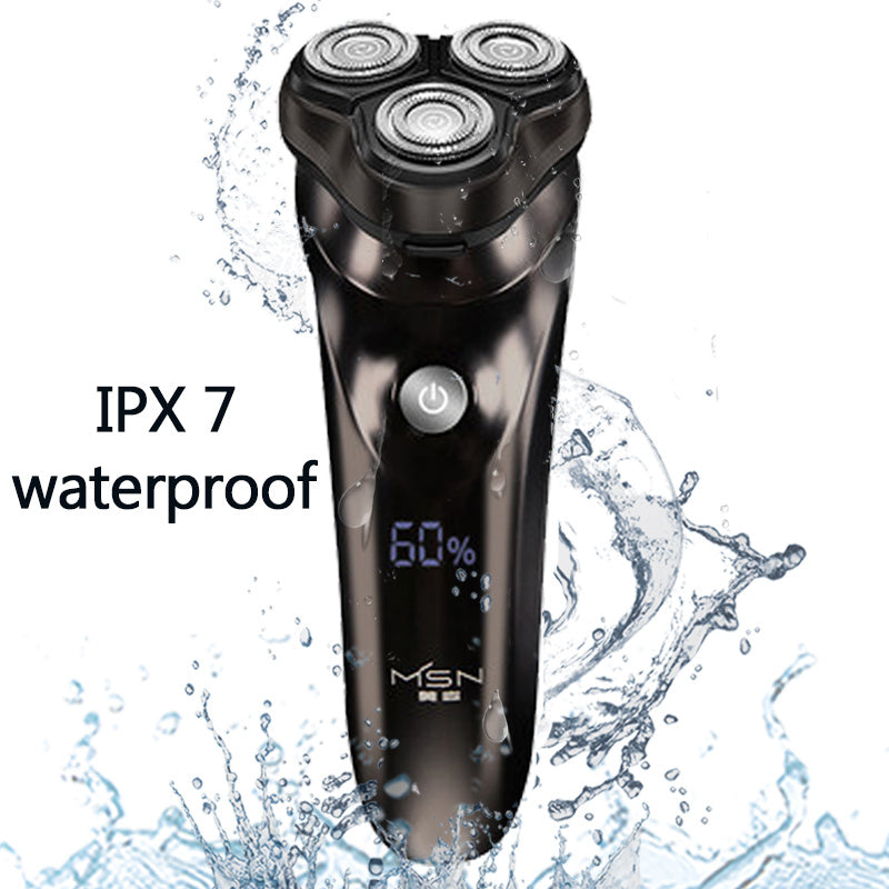 Maison Men's IPX7 Beard Trimmer – Rechargeable, Cordless, Waterproof Grooming Kit (Model QM3)