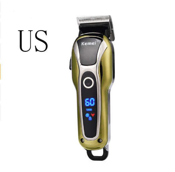 Professional Rechargeable Hair Clipper – 120 Min Cordless Beard Trimmer with 4 Guide Combs & Power Adapter