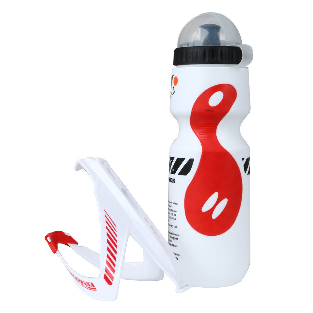 Astey Bicycle Water Bottle & Cage Set – Lightweight Plastic Bottle with Matching Cage