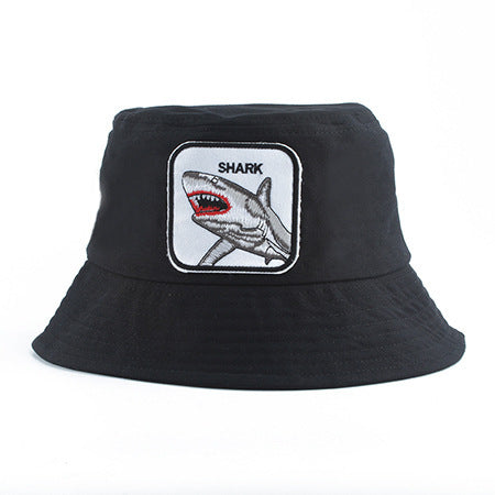 Embroidered Casual Flat Top Hat – MensAdjustable Cotton-Blend Cap
