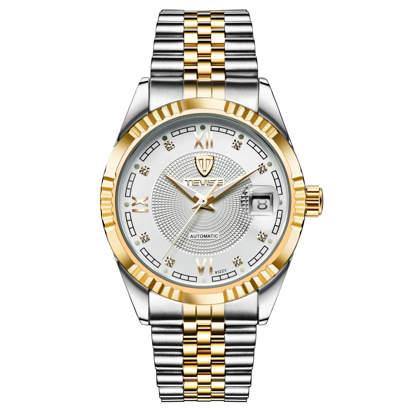 TEVISE Men’s Automatic Mechanical Watch – Waterproof Luxury Fashion Watch for Men, Self-Winding Skeleton Dial