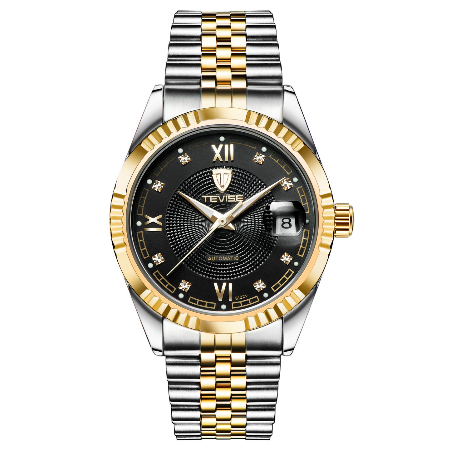 TEVISE Men’s Automatic Mechanical Watch – Waterproof Luxury Fashion Watch for Men, Self-Winding Skeleton Dial
