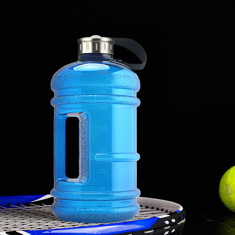 2.2L Large Capacity Fitness Water Bottle – BPA-Free PETG, Leak-Proof Design