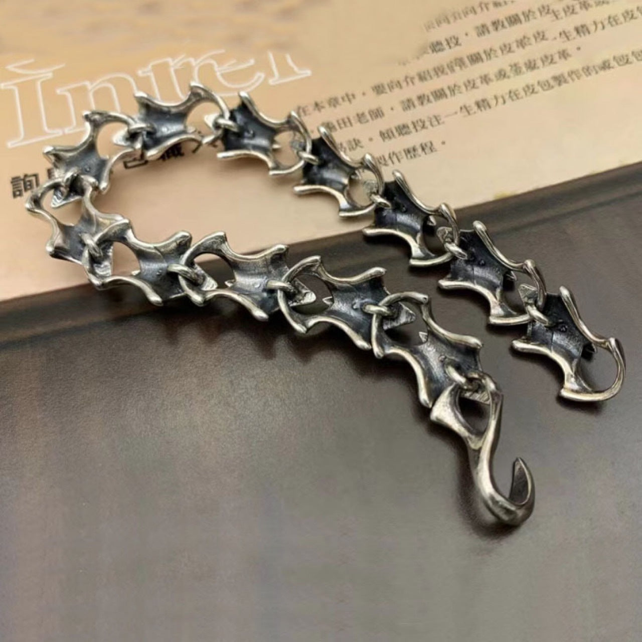 Men’s Fashion Sterling Silver Keel Bracelet – Stylish Simple Electroplated Silver Bracelet, 18cm & 20cm Men’s Jewelry