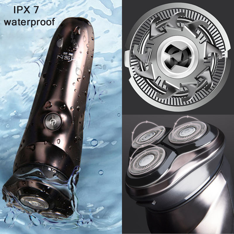 Maison Men's IPX7 Beard Trimmer – Rechargeable, Cordless, Waterproof Grooming Kit (Model QM3)