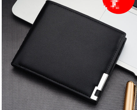 Men’s PU Leather Business Wallet – Slim Money Holder & Business Card Case
