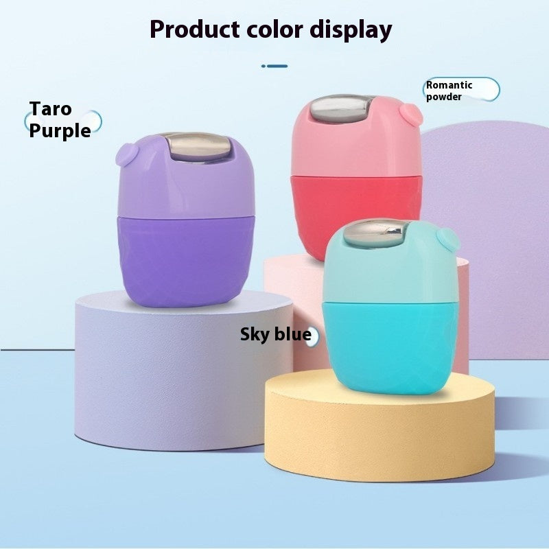 Ice Compress Silicone Ice Tray – Facial Lifting & Cooling Roller Mold