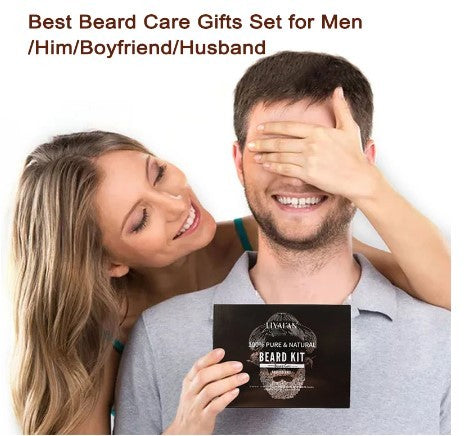 Beard Growth Kit for Men – Complete Mustache & Beard Grooming Set
