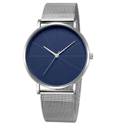 Men’s Stainless Steel Army Military Sport Watch – Luxury Quartz Analog Date Wristwatch with Round Dial