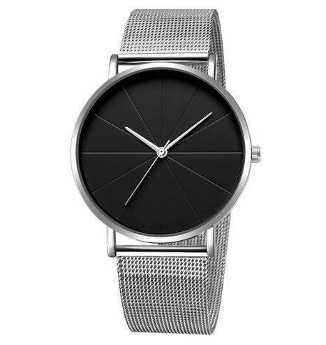 Men’s Stainless Steel Army Military Sport Watch – Luxury Quartz Analog Date Wristwatch with Round Dial