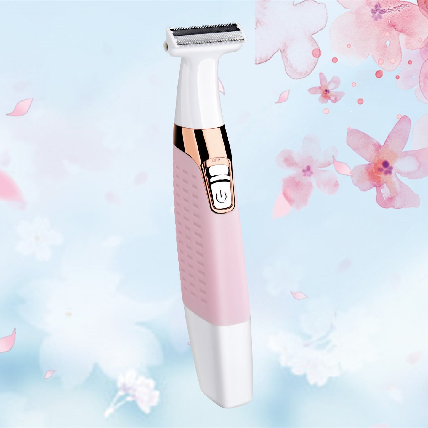 Electric Man Shaver Razor – Facial & Body Hair Clipper with Stainless Steel Blade, USB Charging & Non-Slip Handle