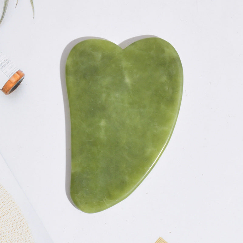 Green Phoenix Jade Gua Sha Massage Board – Face & Body Care Scraping Tool
