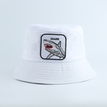 Embroidered Casual Flat Top Hat – MensAdjustable Cotton-Blend Cap