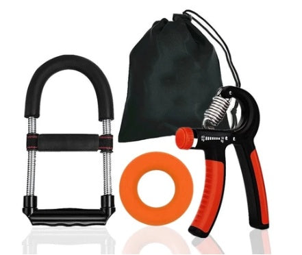 Adjustable Hand & Wrist Strengthening Set – 3‑Piece Gym Kit