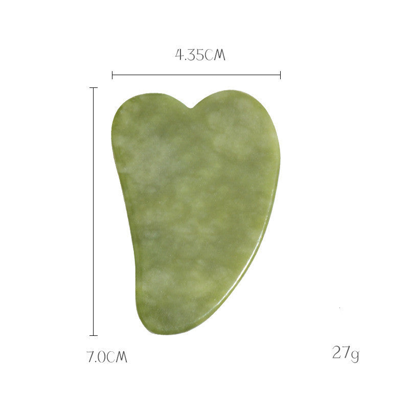Green Phoenix Jade Gua Sha Massage Board – Face & Body Care Scraping Tool