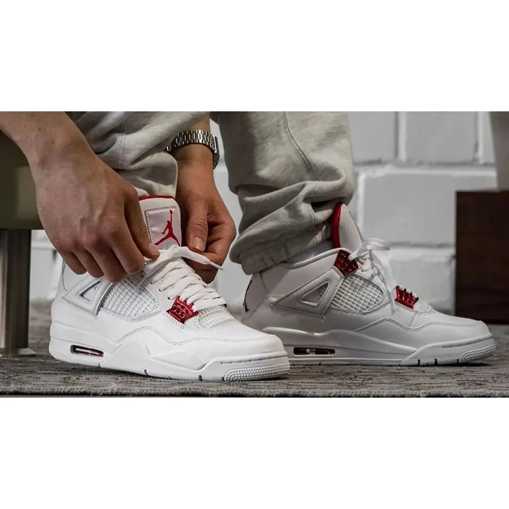 Nike Air Jordan 4 Retro “Red Metallic” – Limited Edition Premium Sneakers