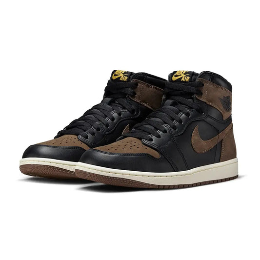 This is a Nike Air Jordan 1 Retro High OG "Palomino" sneaker