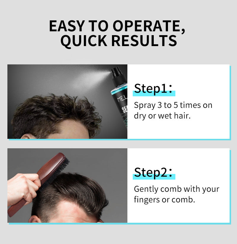 Sea Salt Hair Gel Setting Spray – 240 ml Men’s Styling Mist