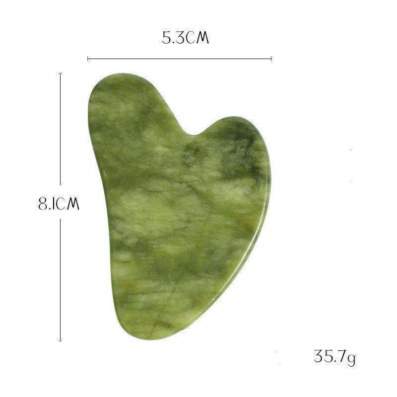 Green Phoenix Jade Gua Sha Massage Board – Face & Body Care Scraping Tool