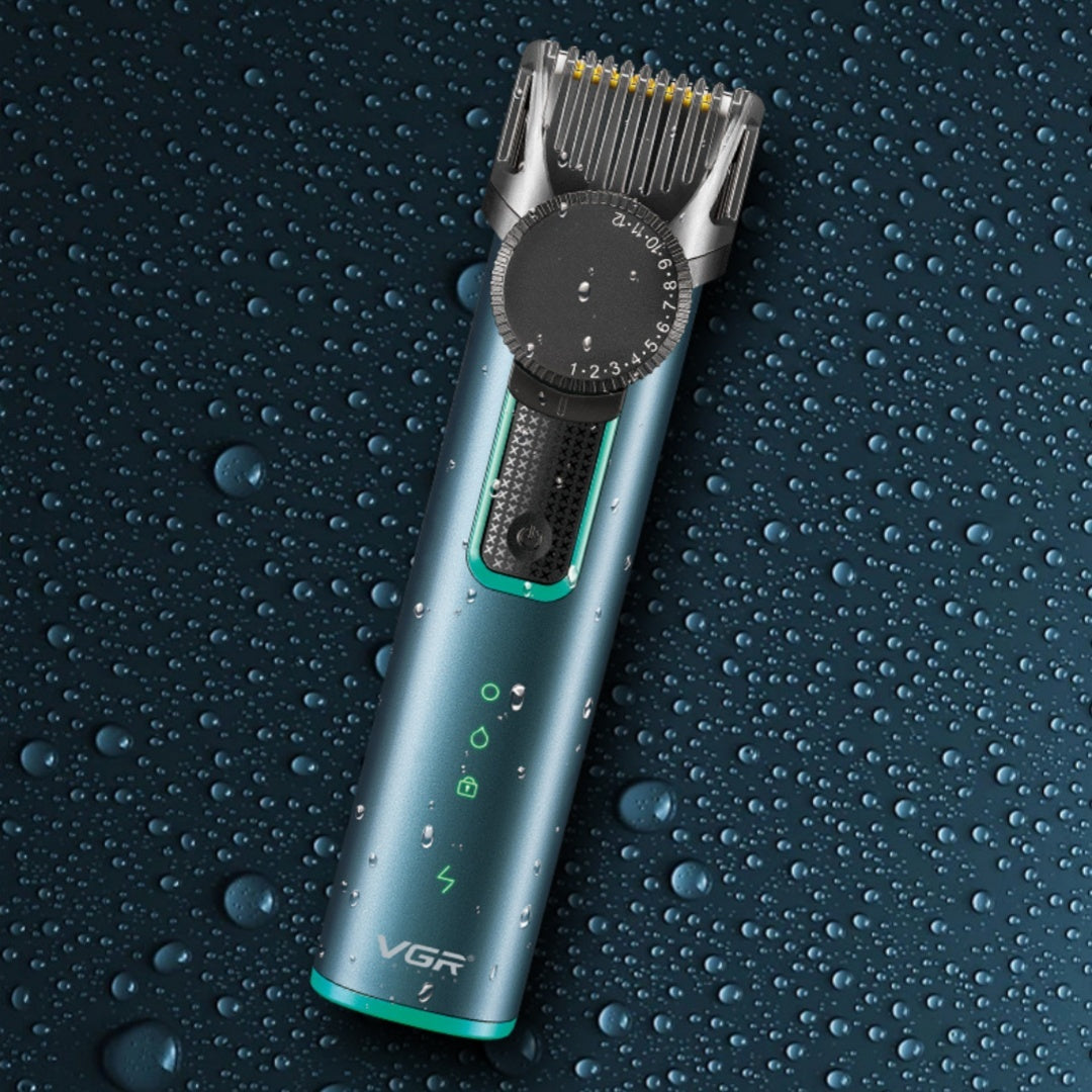 Rechargeable IPX5 Waterproof Hair Clipper & Beard Trimmer – Dual Power Use, Full Wash Cleaning