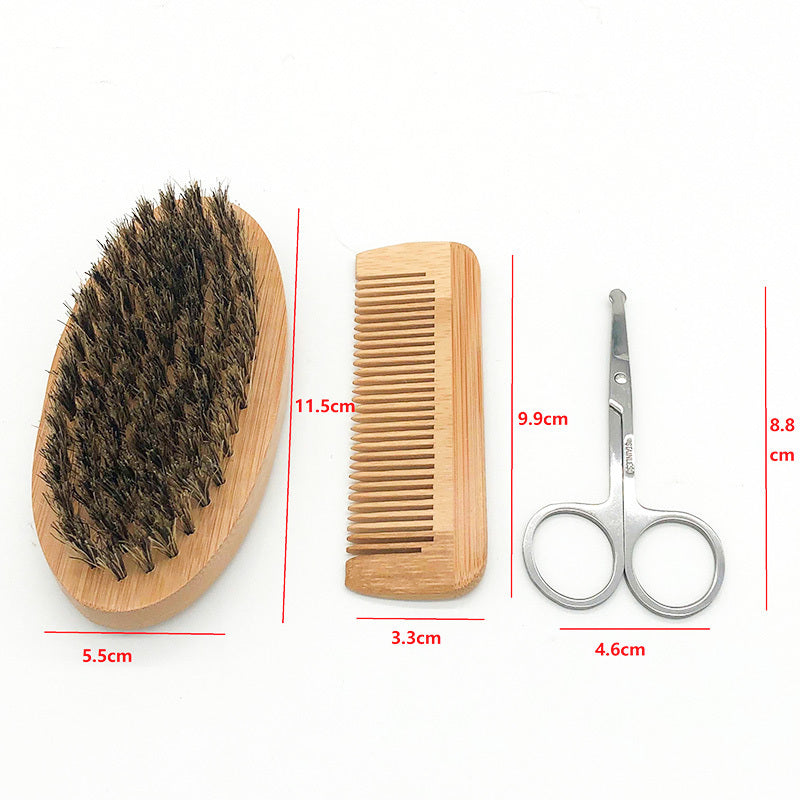 Beard Care Set – Premium Grooming Kit with Beard Oil, Cream & Styling Tools