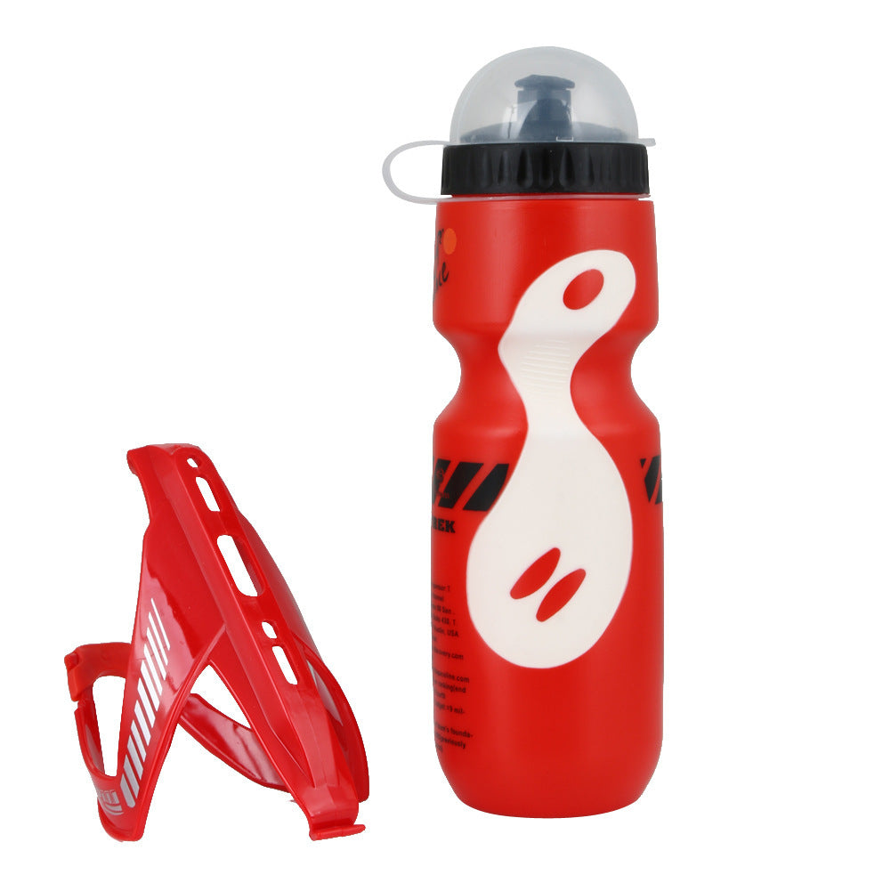 Astey Bicycle Water Bottle & Cage Set – Lightweight Plastic Bottle with Matching Cage