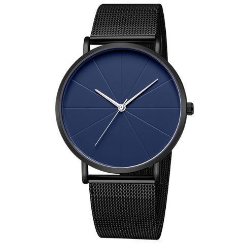 Men’s Stainless Steel Army Military Sport Watch – Luxury Quartz Analog Date Wristwatch with Round Dial