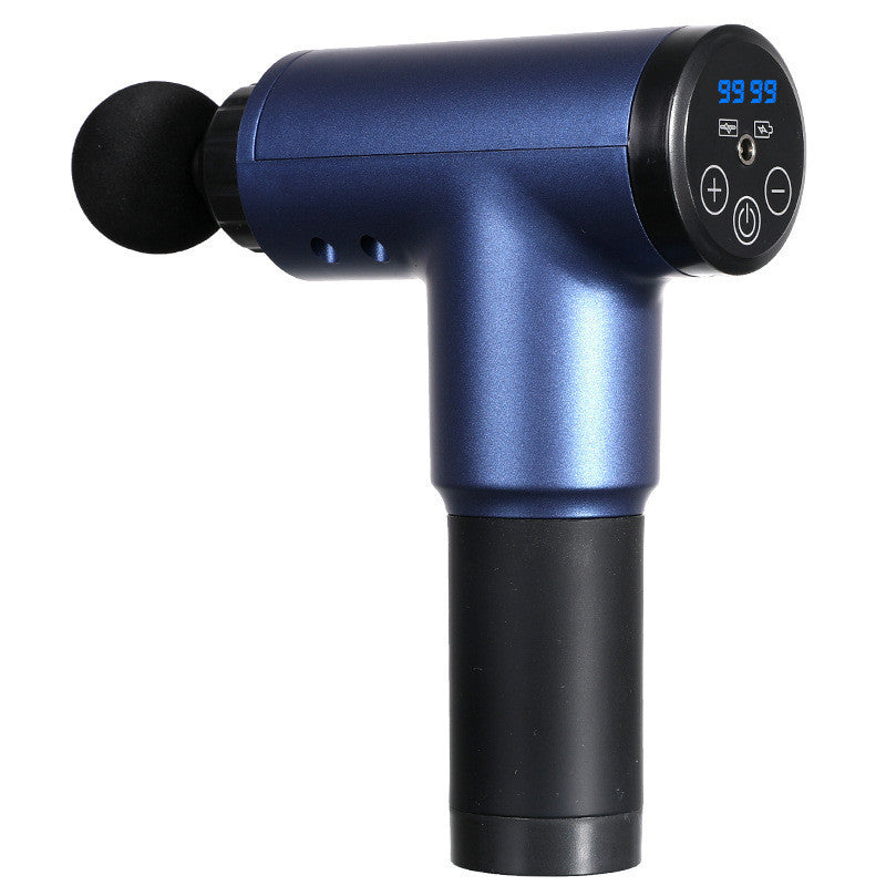Vibrating 6‑Grade Fascia Gun – 99‑Speed LCD Dual‑Screen Muscle Massager
