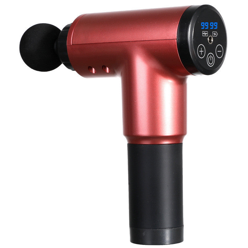 Vibrating 6‑Grade Fascia Gun – 99‑Speed LCD Dual‑Screen Muscle Massager