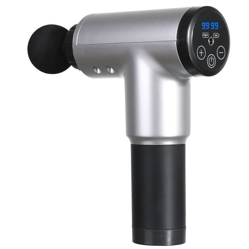 Vibrating 6‑Grade Fascia Gun – 99‑Speed LCD Dual‑Screen Muscle Massager