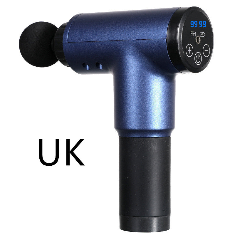 Vibrating 6‑Grade Fascia Gun – 99‑Speed LCD Dual‑Screen Muscle Massager