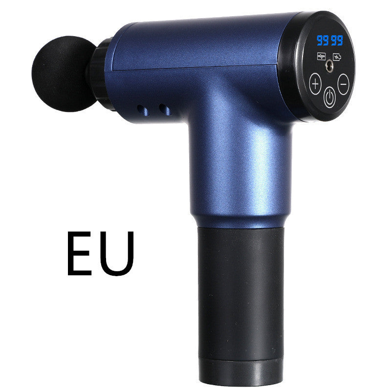 Vibrating 6‑Grade Fascia Gun – 99‑Speed LCD Dual‑Screen Muscle Massager