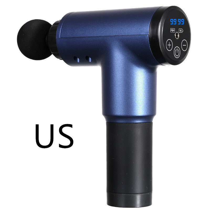 Vibrating 6‑Grade Fascia Gun – 99‑Speed LCD Dual‑Screen Muscle Massager