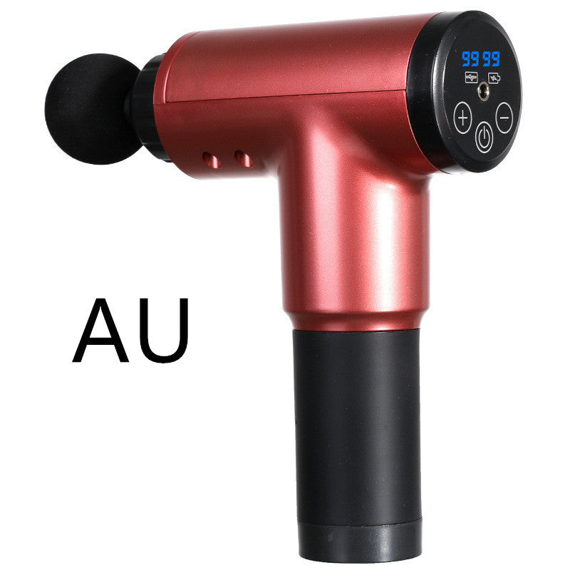 Vibrating 6‑Grade Fascia Gun – 99‑Speed LCD Dual‑Screen Muscle Massager