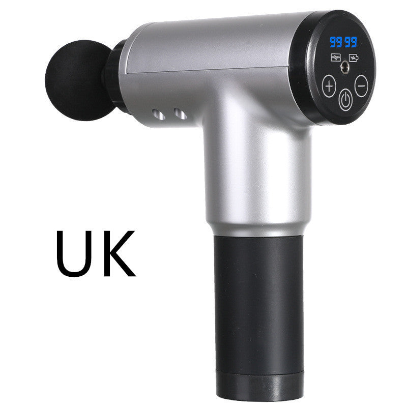 Vibrating 6‑Grade Fascia Gun – 99‑Speed LCD Dual‑Screen Muscle Massager