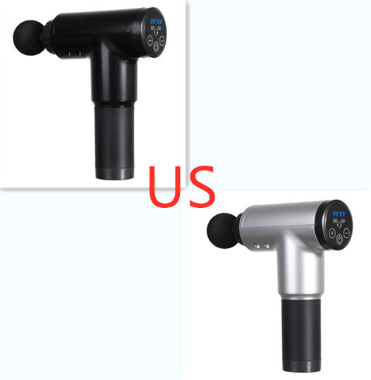 Vibrating 6‑Grade Fascia Gun – 99‑Speed LCD Dual‑Screen Muscle Massager