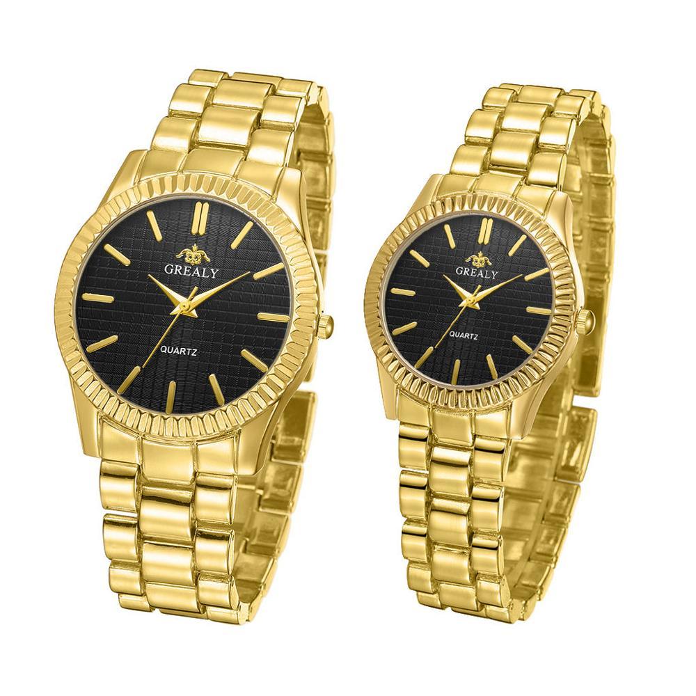 Luxury Couple Watches – Matching His and Hers Timepieces with Textile Strap, Alloy Case, Spiral Crown