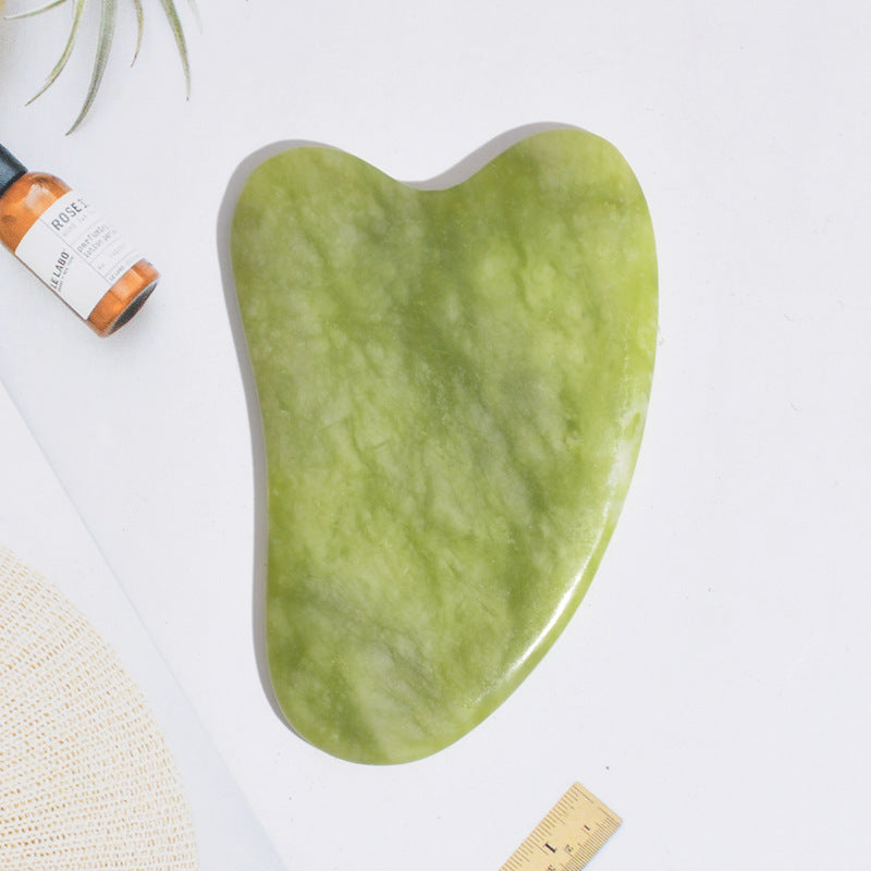 Green Phoenix Jade Gua Sha Massage Board – Face & Body Care Scraping Tool