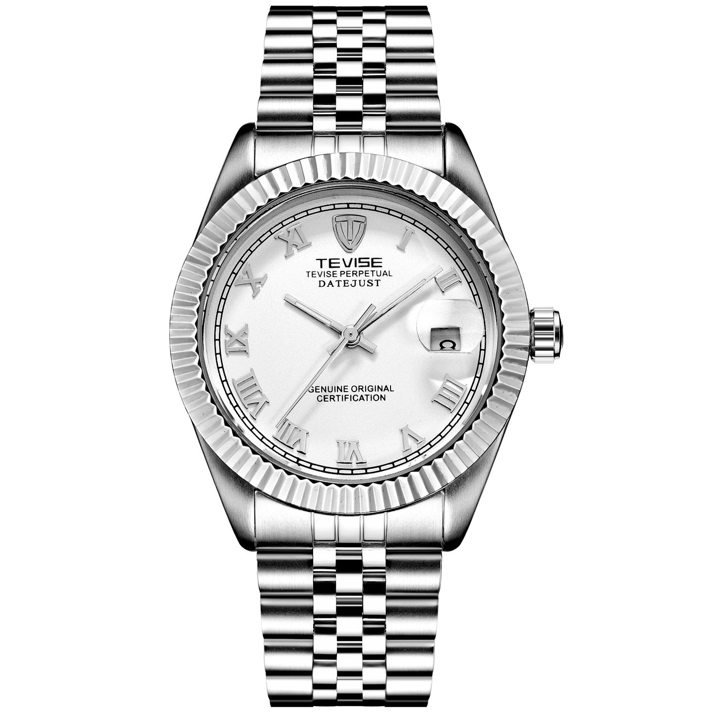 TEVISE Explosion Calendar Men’s Mechanical Watch – Waterproof Automatic Business Wristwatch