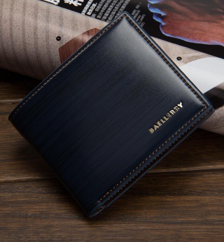 3‑Fold Carteira Men’s Wallet – Japanese & Korean Style PU Leather
