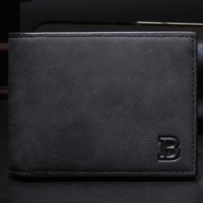 New Design Men’s PU Leather Wallet – Slim & Lightweight Short Wallet