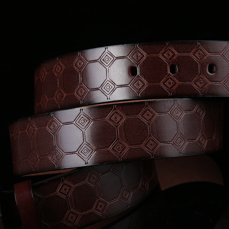 New Men’s Fashion Belt – European & American Style, Wholesale Export Model