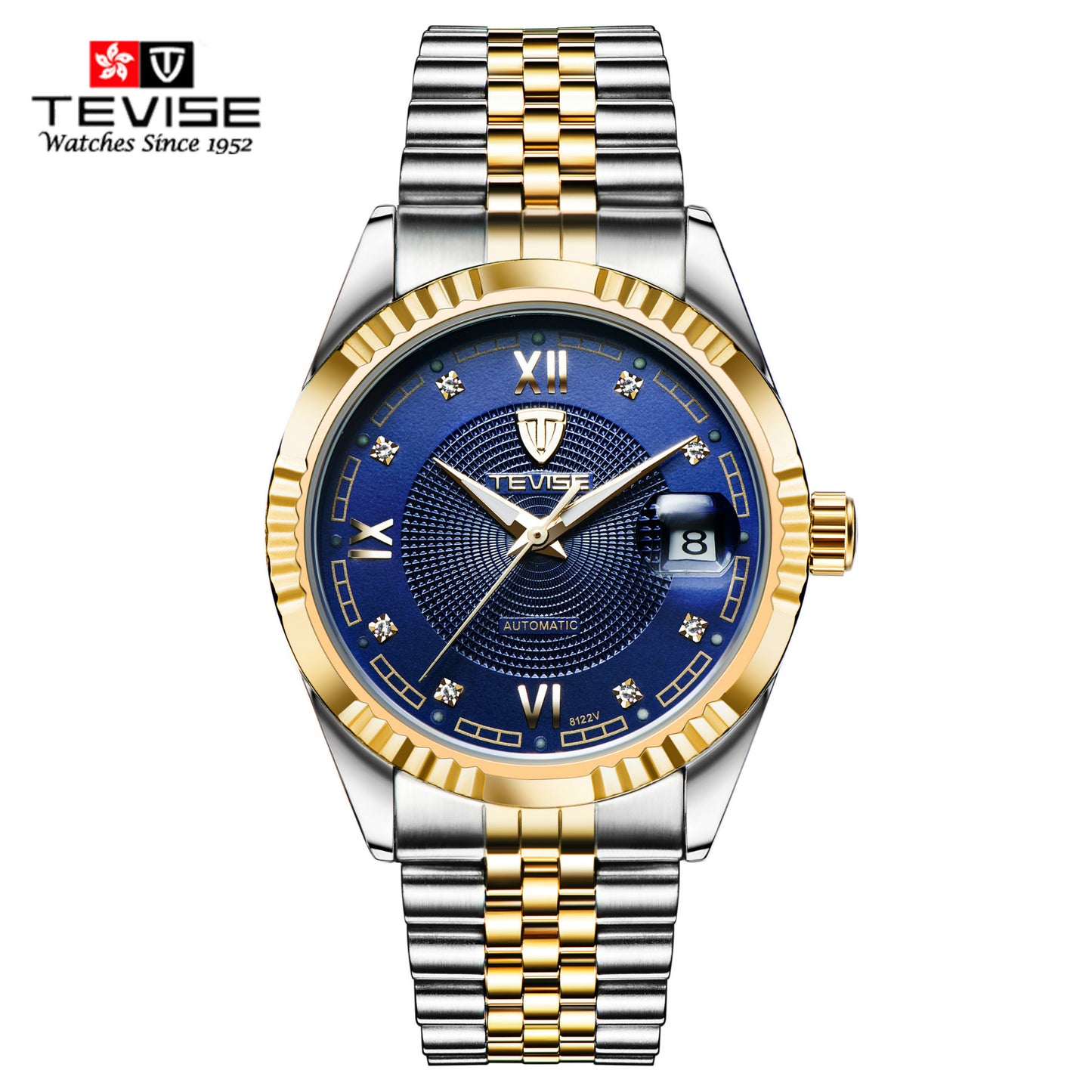 TEVISE Men’s Automatic Mechanical Watch – Waterproof Luxury Fashion Watch for Men, Self-Winding Skeleton Dial
